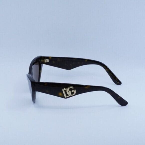 🕶️ New Dolce & Gabbana DG4439 502/73 Sunglasses - Havana Frame, Brown Lenses - Picture 8 of 10